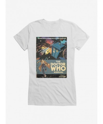 Doctor Who Annual Tenth Doctor Girls T-Shirt $8.72 T-Shirts