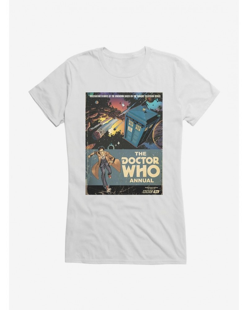 Doctor Who Annual Tenth Doctor Girls T-Shirt $8.72 T-Shirts