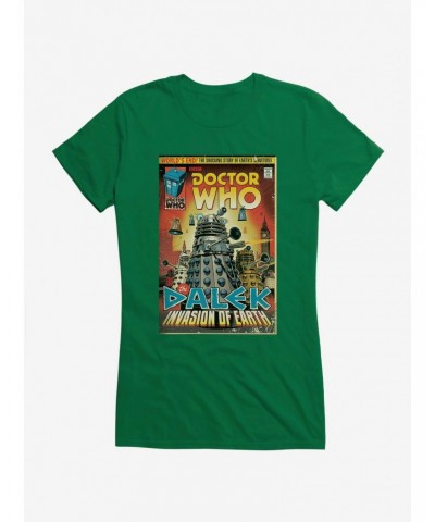 Doctor Who Invastion Of Earth Girls T-Shirt $8.22 T-Shirts