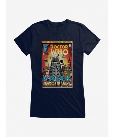 Doctor Who Invastion Of Earth Girls T-Shirt $8.22 T-Shirts