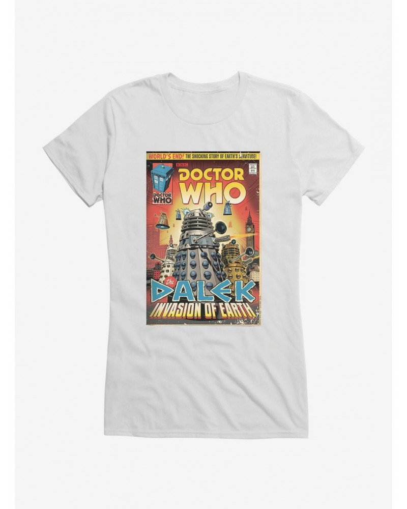 Doctor Who Invastion Of Earth Girls T-Shirt $8.22 T-Shirts