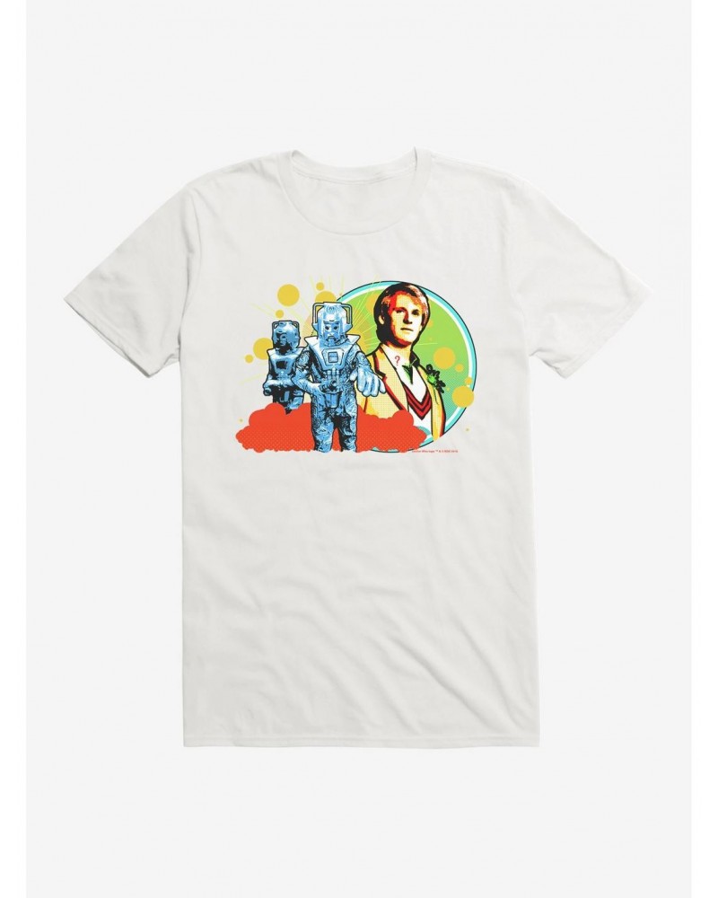 Doctor Who Cybermen Fifth Doctor T-Shirt $8.60 T-Shirts