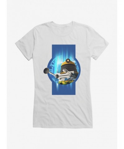 Doctor Who Dalek In Space Frame Girls T-Shirt $10.46 T-Shirts