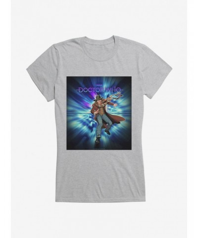 Doctor Who The Fourth Doctor And Epic Adventurer Girls T-Shirt $12.20 T-Shirts