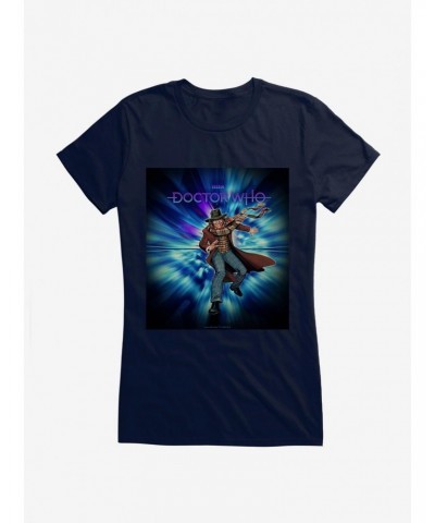 Doctor Who The Fourth Doctor And Epic Adventurer Girls T-Shirt $12.20 T-Shirts