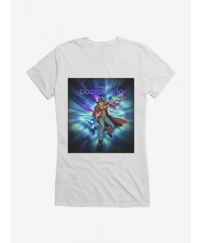 Doctor Who The Fourth Doctor And Epic Adventurer Girls T-Shirt $12.20 T-Shirts