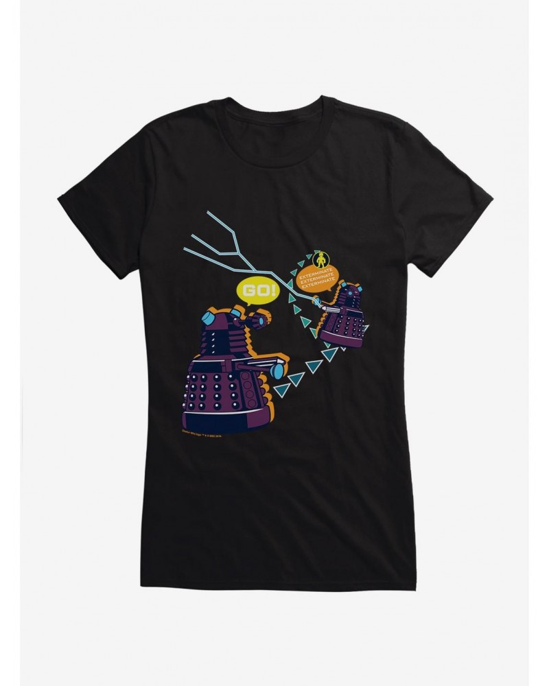 Doctor Who Dalek Exterminate Video Game Girls T-Shirt $7.97 T-Shirts