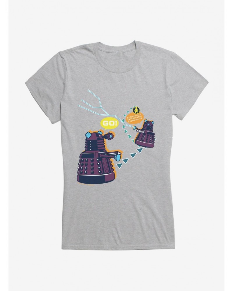 Doctor Who Dalek Exterminate Video Game Girls T-Shirt $7.97 T-Shirts