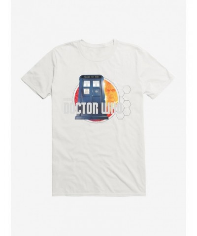 Doctor Who TARDIS Title Card T-Shirt $7.17 T-Shirts