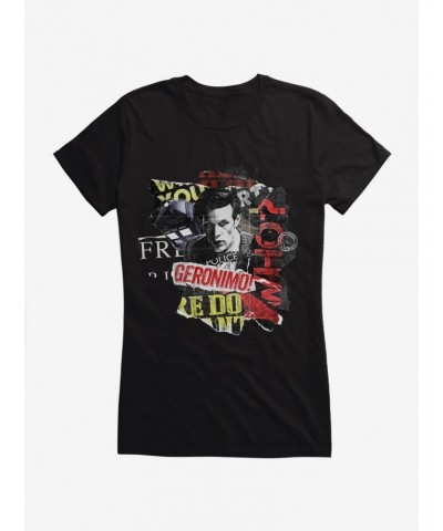 Doctor Who Eleventh Doctor Geronimo Girls T-Shirt $12.20 T-Shirts