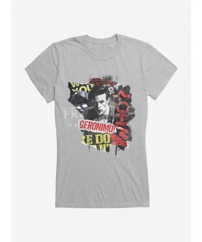 Doctor Who Eleventh Doctor Geronimo Girls T-Shirt $12.20 T-Shirts