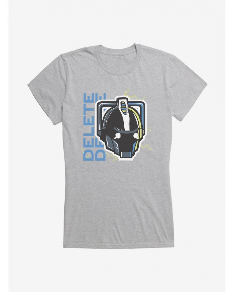 Doctor Who Cybermen Delete Girls T-Shirt $9.21 T-Shirts