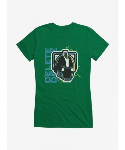 Doctor Who Cybermen Delete Girls T-Shirt $9.21 T-Shirts