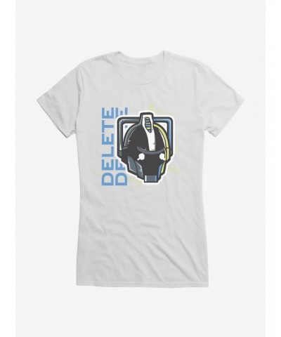 Doctor Who Cybermen Delete Girls T-Shirt $9.21 T-Shirts