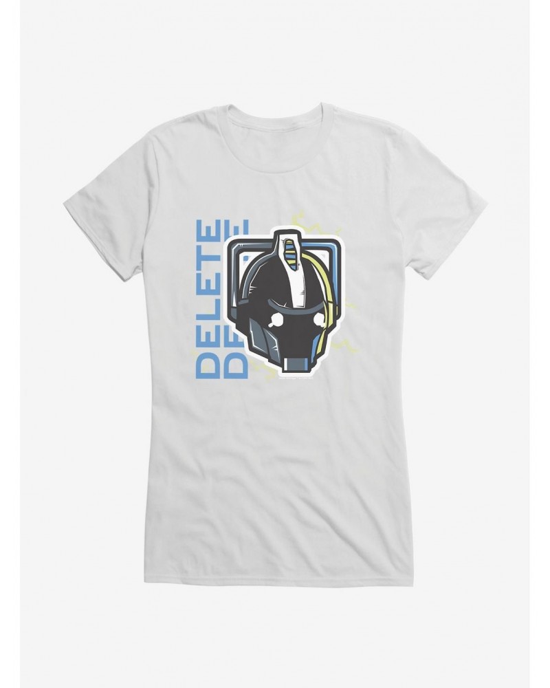 Doctor Who Cybermen Delete Girls T-Shirt $9.21 T-Shirts