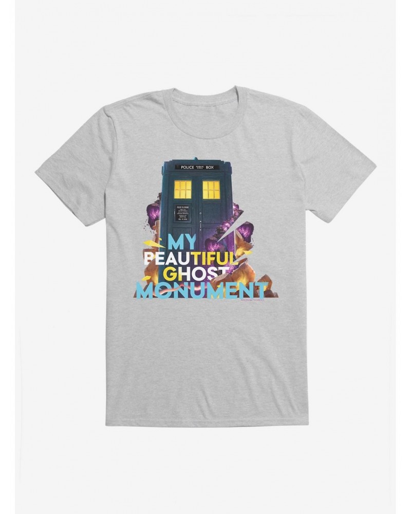 Doctor Who Thirteenth Doctor Beautiful Ghost Monument T-Shirt $10.04 T-Shirts