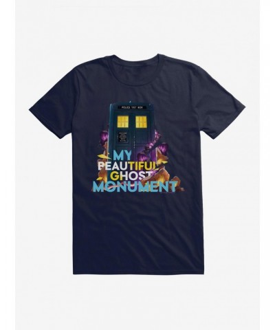 Doctor Who Thirteenth Doctor Beautiful Ghost Monument T-Shirt $10.04 T-Shirts