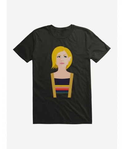 Doctor Who Thirteenth Doctor Illustration Grin T-Shirt $10.76 T-Shirts