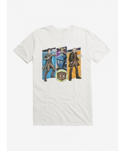 Doctor Who The Eighth Doctor Comic Scene T-Shirt $7.17 T-Shirts