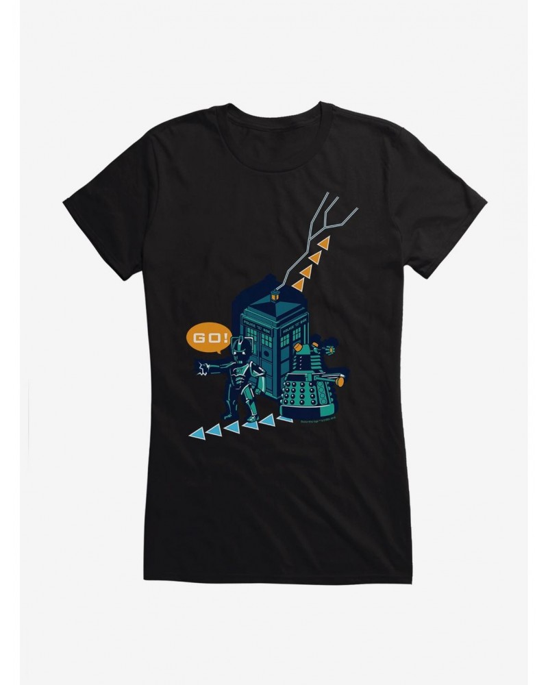 Doctor Who TARDIS Enemy Territory Girls T-Shirt $11.95 T-Shirts