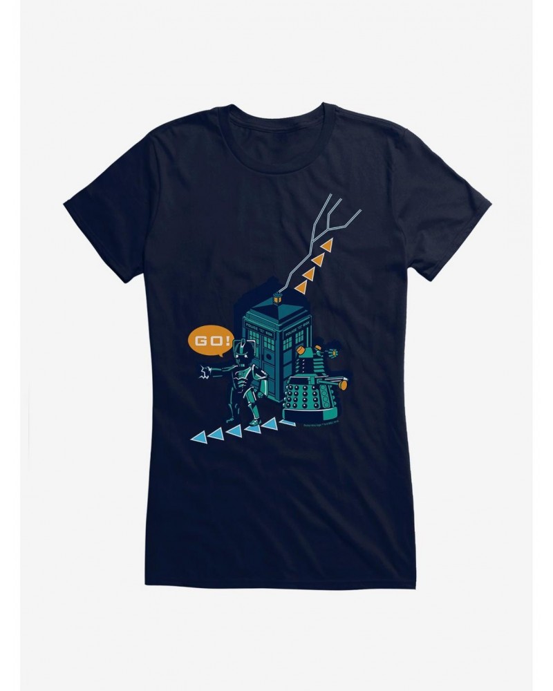 Doctor Who TARDIS Enemy Territory Girls T-Shirt $11.95 T-Shirts