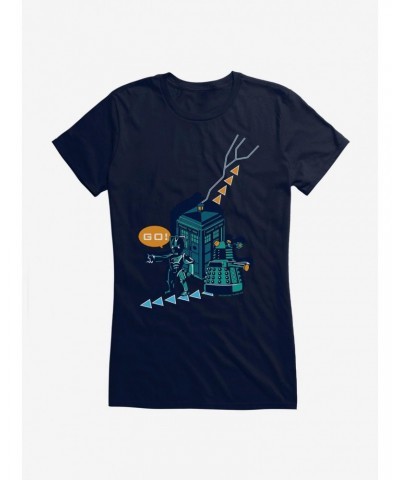 Doctor Who TARDIS Enemy Territory Girls T-Shirt $11.95 T-Shirts