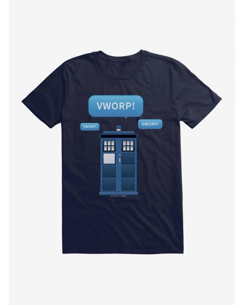 Doctor Who Tardis Emoji Text T-Shirt $9.80 T-Shirts