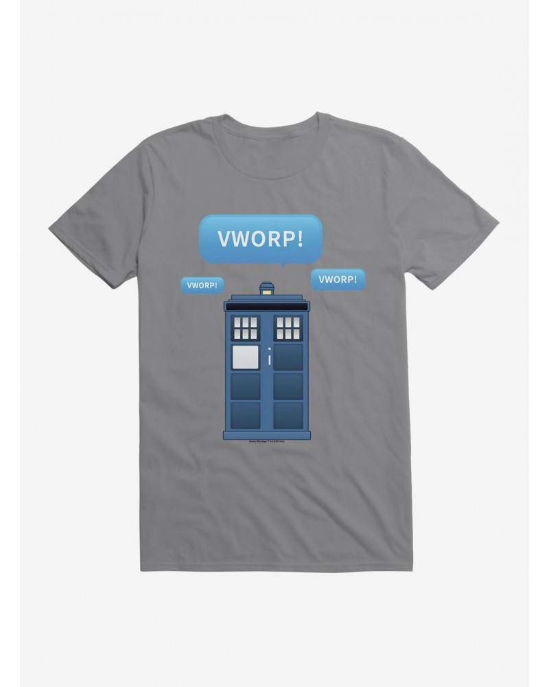 Doctor Who Tardis Emoji Text T-Shirt $9.80 T-Shirts