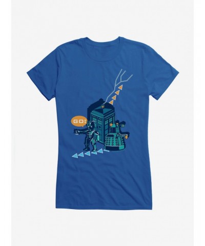 Doctor Who TARDIS Enemy Territory Girls T-Shirt $11.95 T-Shirts