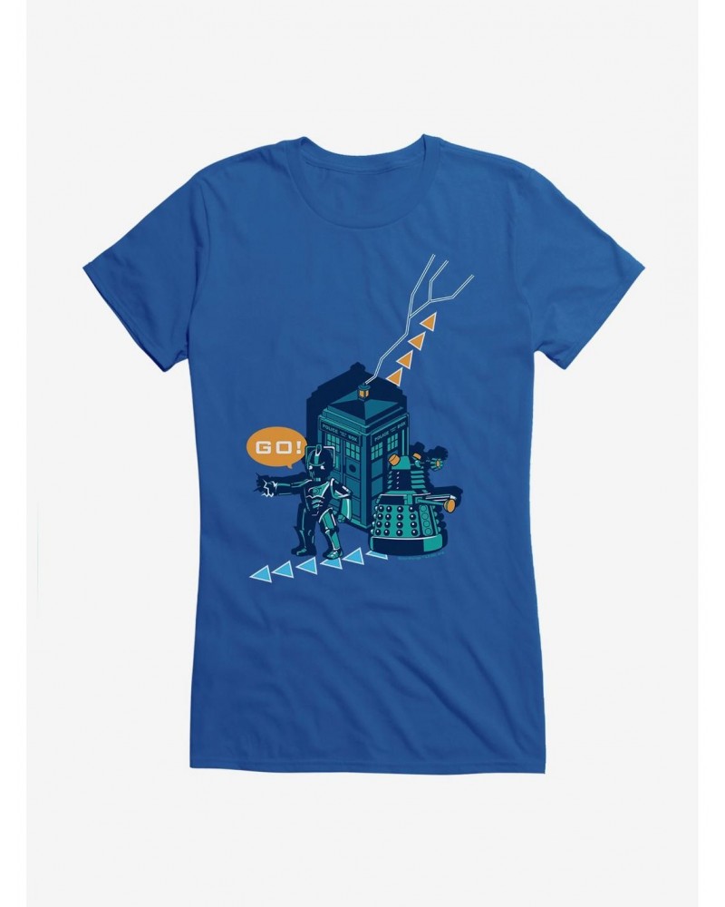 Doctor Who TARDIS Enemy Territory Girls T-Shirt $11.95 T-Shirts