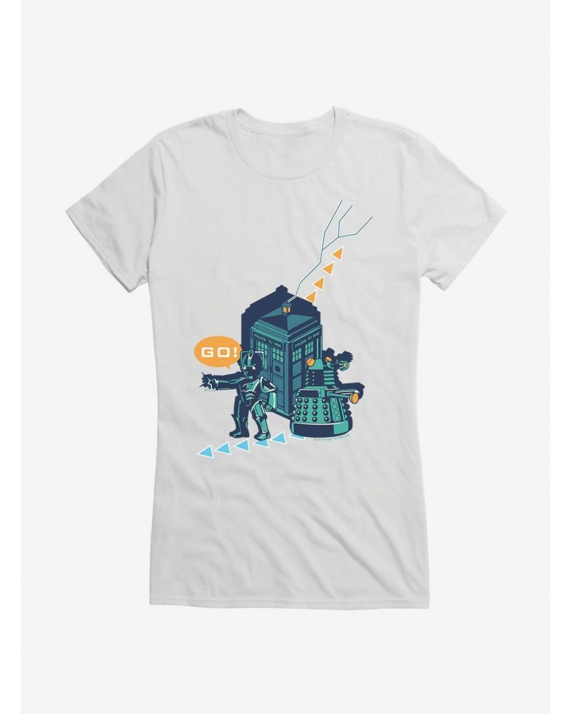 Doctor Who TARDIS Enemy Territory Girls T-Shirt $11.95 T-Shirts