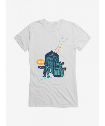 Doctor Who TARDIS Enemy Territory Girls T-Shirt $11.95 T-Shirts