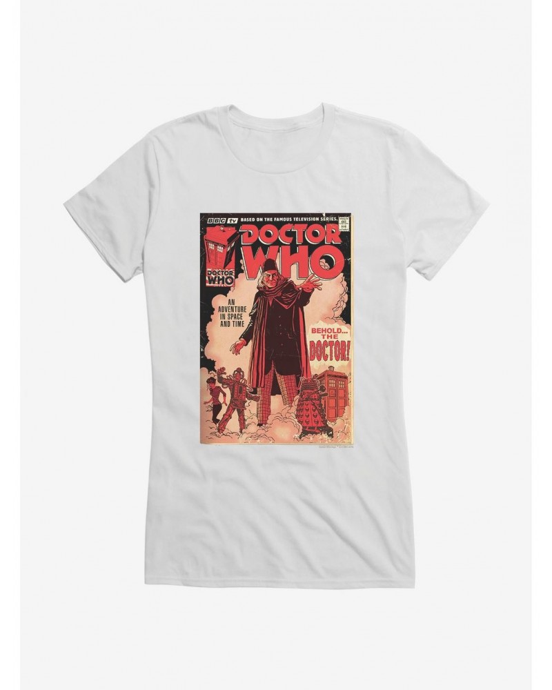 Doctor Who First Doctor Adventure Comic Girls T-Shirt $11.21 T-Shirts