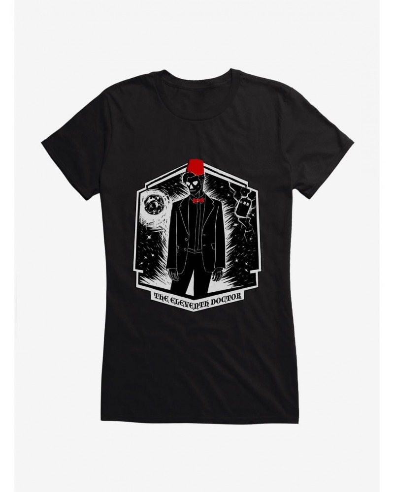 Doctor Who Eleventh Doctor Fezzes Are Cool Girls T-Shirt $9.96 T-Shirts