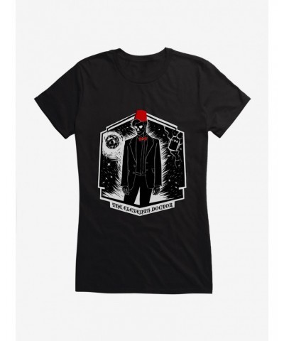 Doctor Who Eleventh Doctor Fezzes Are Cool Girls T-Shirt $9.96 T-Shirts