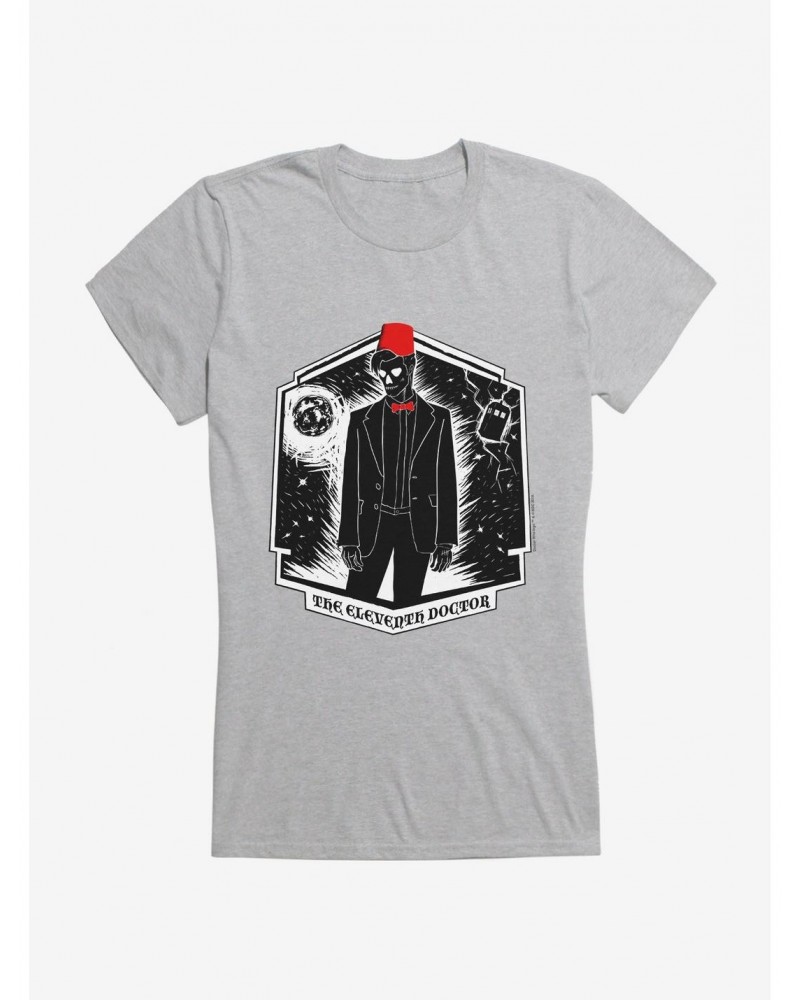 Doctor Who Eleventh Doctor Fezzes Are Cool Girls T-Shirt $9.96 T-Shirts