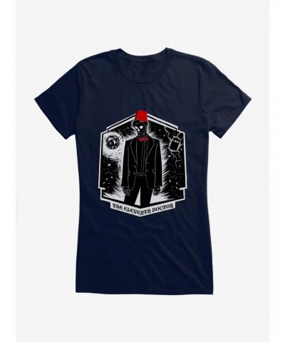 Doctor Who Eleventh Doctor Fezzes Are Cool Girls T-Shirt $9.96 T-Shirts