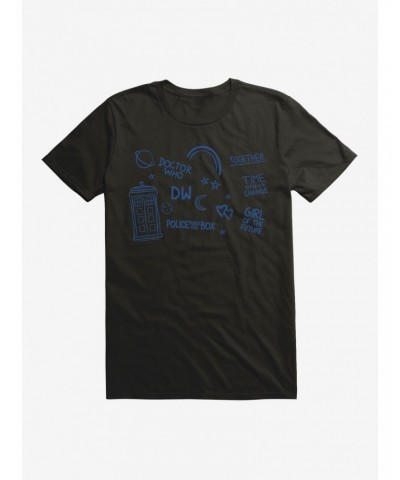 Doctor Who Thirteenth Doctor Time For Change Script T-Shirt $8.13 T-Shirts