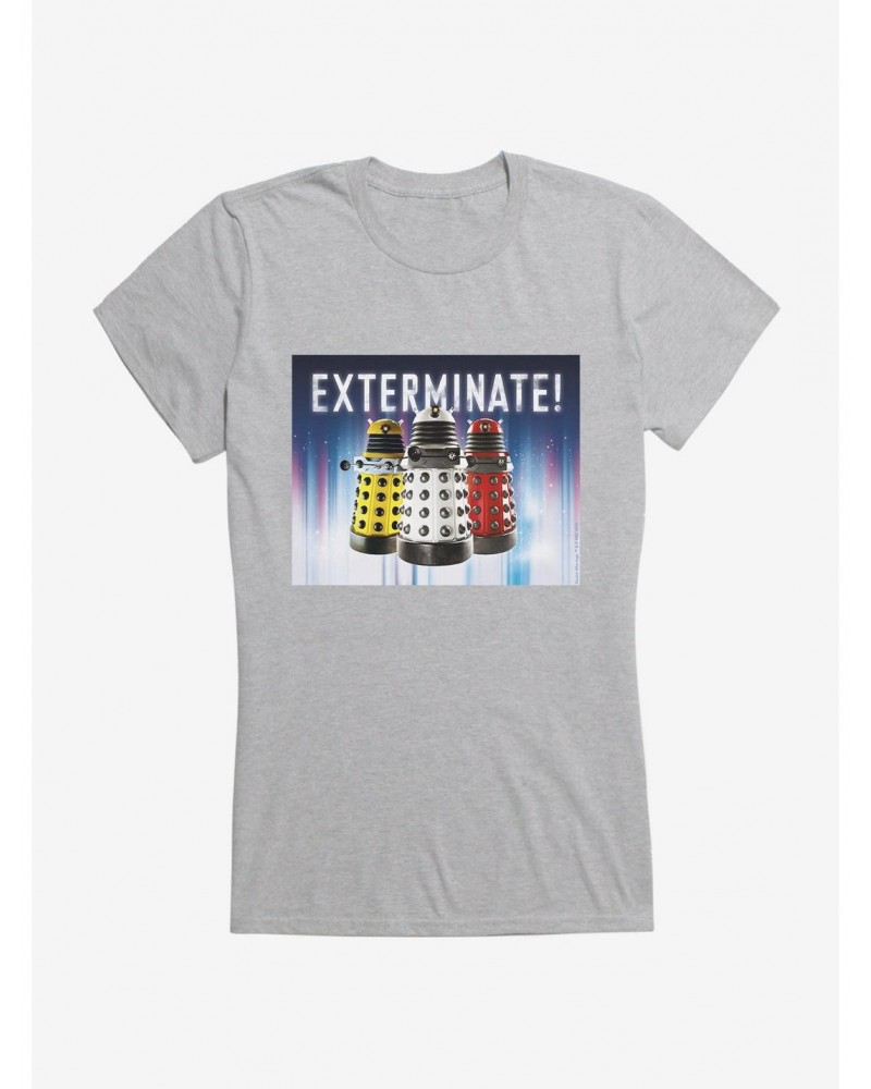 Doctor Who Dalek Exterminate Girls T-Shirt $7.97 T-Shirts