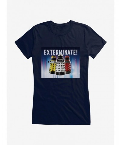 Doctor Who Dalek Exterminate Girls T-Shirt $7.97 T-Shirts