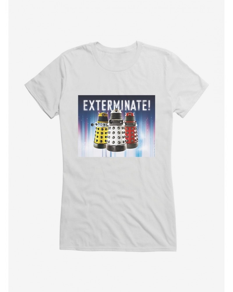 Doctor Who Dalek Exterminate Girls T-Shirt $7.97 T-Shirts