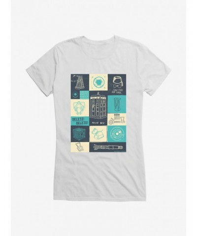 Doctor Who TARDIS Icon Box Up Girls T-Shirt $8.47 T-Shirts