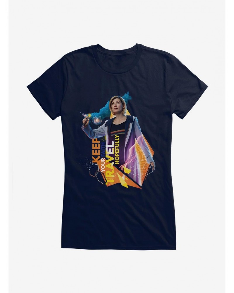 Doctor Who Thirteenth Doctor Keep Your Faith Girls T-Shirt $9.21 T-Shirts