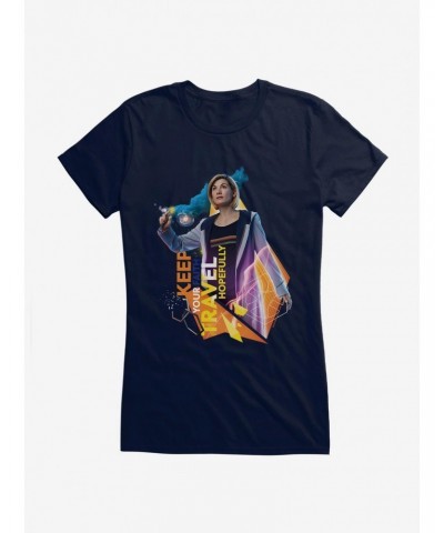 Doctor Who Thirteenth Doctor Keep Your Faith Girls T-Shirt $9.21 T-Shirts