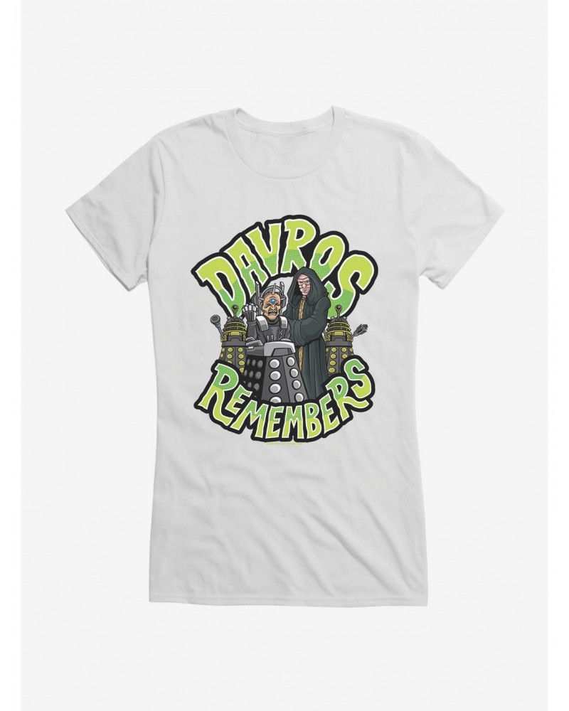 Doctor Who Davros Remembers Girls T-Shirt $11.45 T-Shirts