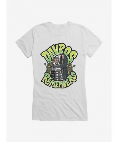 Doctor Who Davros Remembers Girls T-Shirt $11.45 T-Shirts