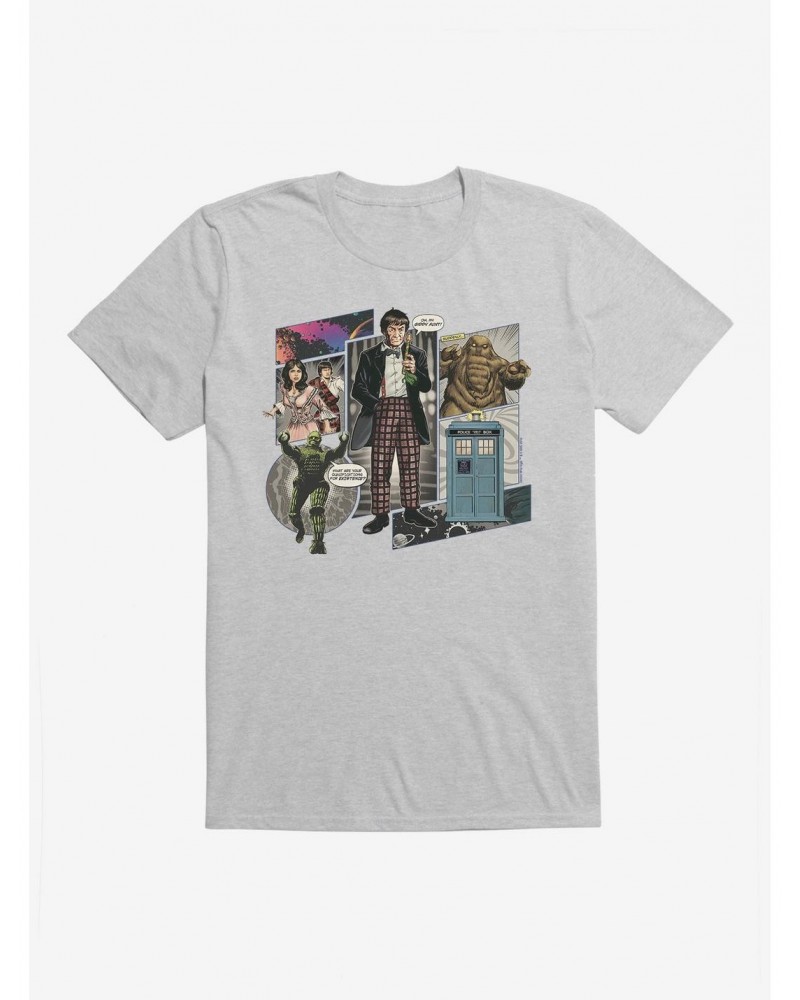 Doctor Who The Second Doctor Comic Scene T-Shirt $11.23 T-Shirts