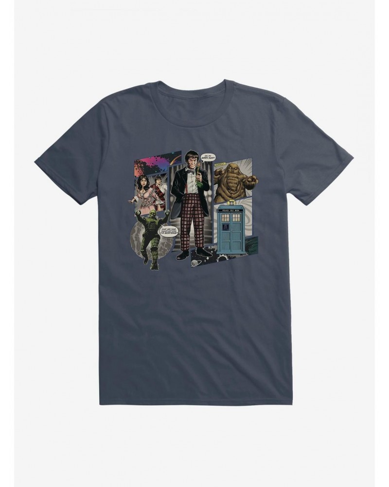 Doctor Who The Second Doctor Comic Scene T-Shirt $11.23 T-Shirts