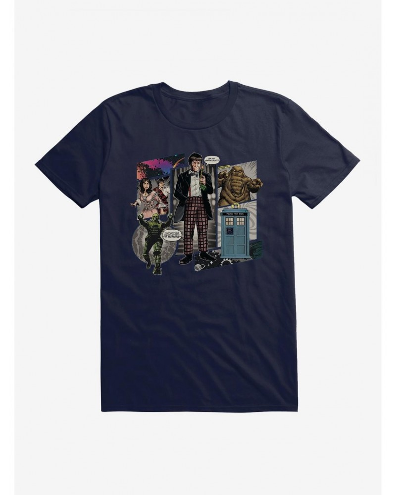 Doctor Who The Second Doctor Comic Scene T-Shirt $11.23 T-Shirts