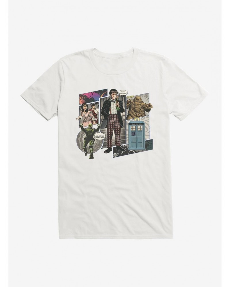 Doctor Who The Second Doctor Comic Scene T-Shirt $11.23 T-Shirts